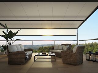 Mit der Pergolamarkise zum perfekten Outdoor-Ambiente