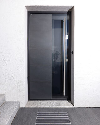 Haustürenmodell Topic B37-T3, Keramik anthrazit