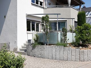 Terrasse Verglasung