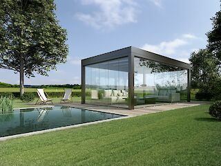 freistehendes Terrassendach, Qubus