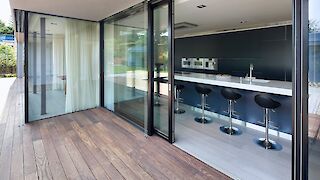 Fensterfront in Ganzglasdesign